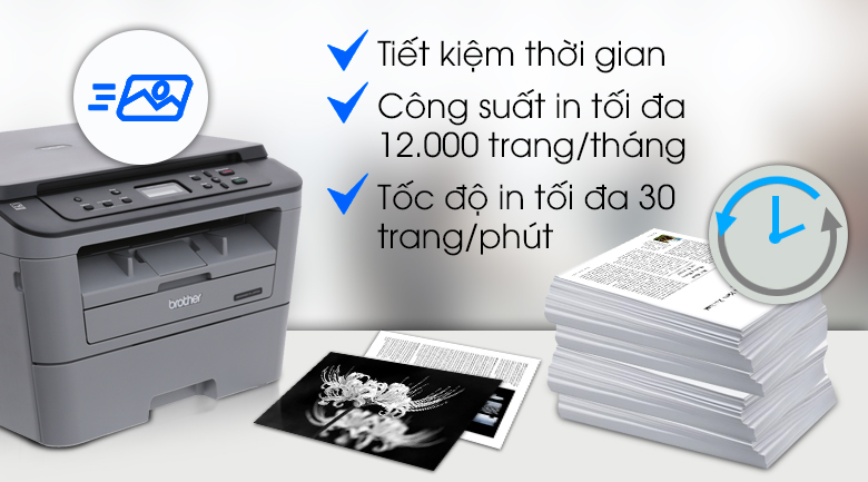 May in laser Brother DCP-L2520D chinh hang