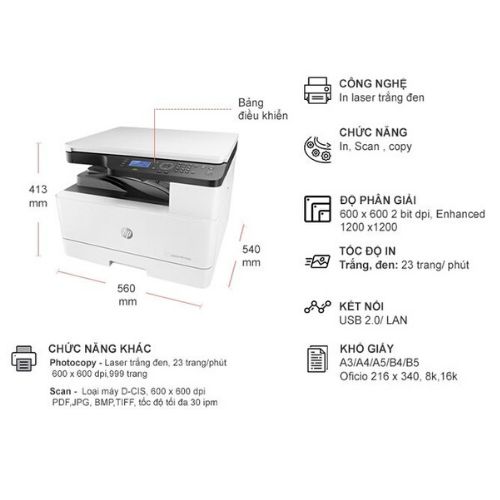 HP LaserJet MFP M436n Printer | HP® Vietnam